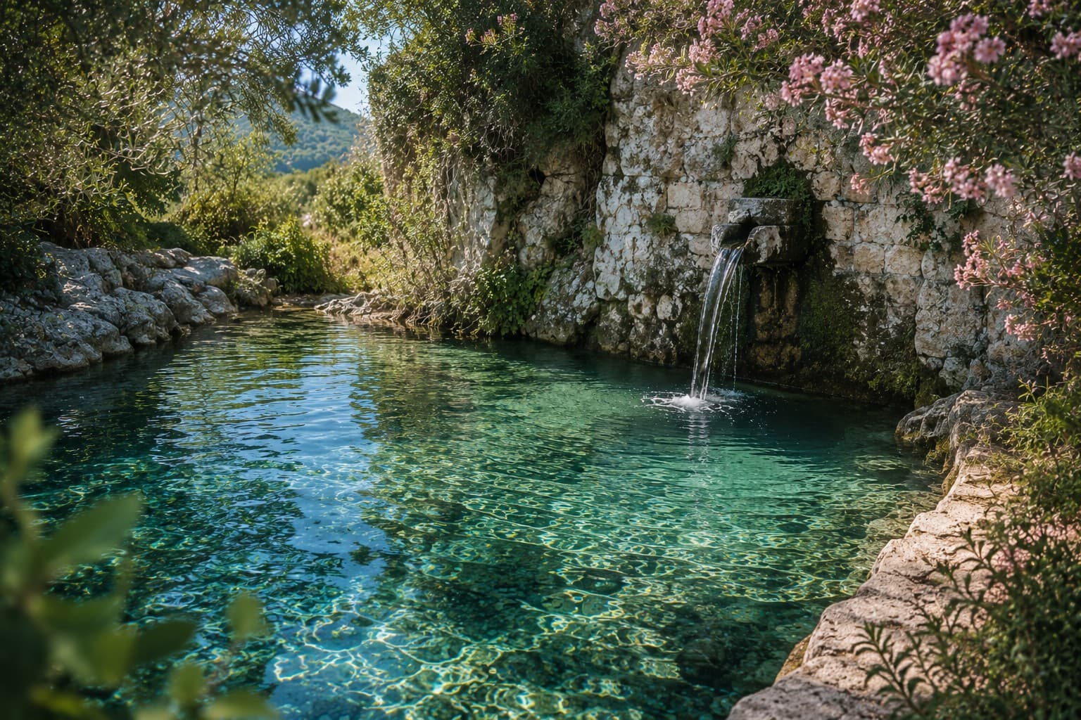 南フランスの泉